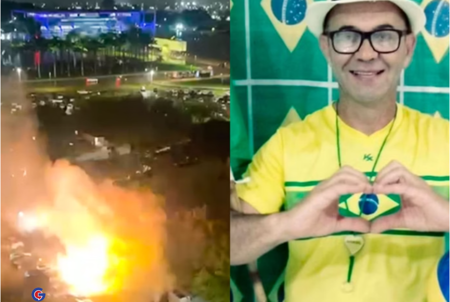 Vídeo mostra momento em que homem-bomba explode em frente ao STF